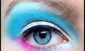 Sugarpill inspired, blue and pink  look
