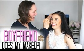 Kjæresten min PelleK sminker meg!  // Boyfriend does my makeup TAG!