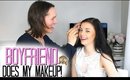 Kjæresten min PelleK sminker meg!  // Boyfriend does my makeup TAG!