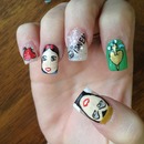 Snow White nails