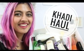 #3 KHADI HAUL & REVIEW | Affordable & Natural Hair Care, Skin Care _ Budget beauty