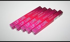 *NEW* PUR Cosmetics LIP LURE *TRY ON and SWATCHES*