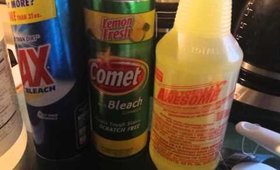 Cleaning product haul