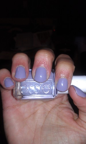 First Essie purchase ever, and I love this soft purple hue! Makes a great winter shade. Application was beautiful and the manicure lasted  5 days chip-free.