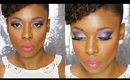 Purple & Blue Summer Makeup Tutorial Collab With Allureinnatural