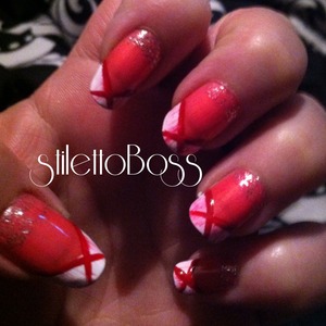 Valentines day nails 