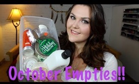 October Empties!!