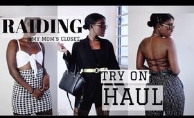 Try - On haul [Raiding my mom's closet]