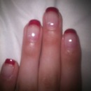 Red French Tips 