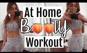 BIGGER BUTT WORKOUT AT HOME | NO EQUIPMENT! Grow booty at home 2018