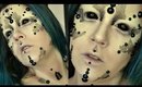 ALIEN LACE MAKEUP TUTORIAL. FANTASY MAKE-UP TUTORIAL. HOW-TO EXTRATERRESTRIAL