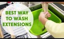 Best Way to Wash Hair Extensions