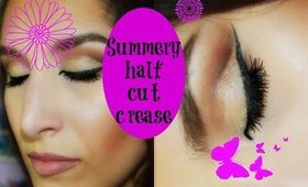 SUMMER EYES: Half Cut Crease {matte warm tones}