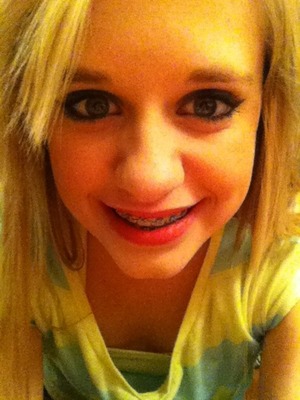 Bored so played with some make-up(: