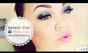 Silvery eyes & Pink lips ✿ Using Sleek makeup