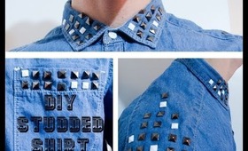 DIY Studded Shirt