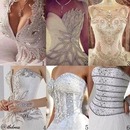 Cut wedding dress design