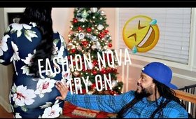 ♡ HUSBAND Rates my Fashion Nova Outfits ! 😭