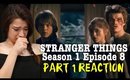 PART 1: Stranger Things Season 1 Episode 8 Reaction + Review