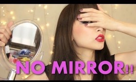 TAG: No Mirror Makeup Challenge!! ~Bond girl look~