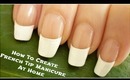 How To Create French Tip Manicure At Home!