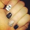 Chanel and bling nails 