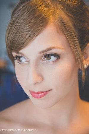 Bridal makeup I did 9/20. Simple, natural, and gorgeous bride!! 