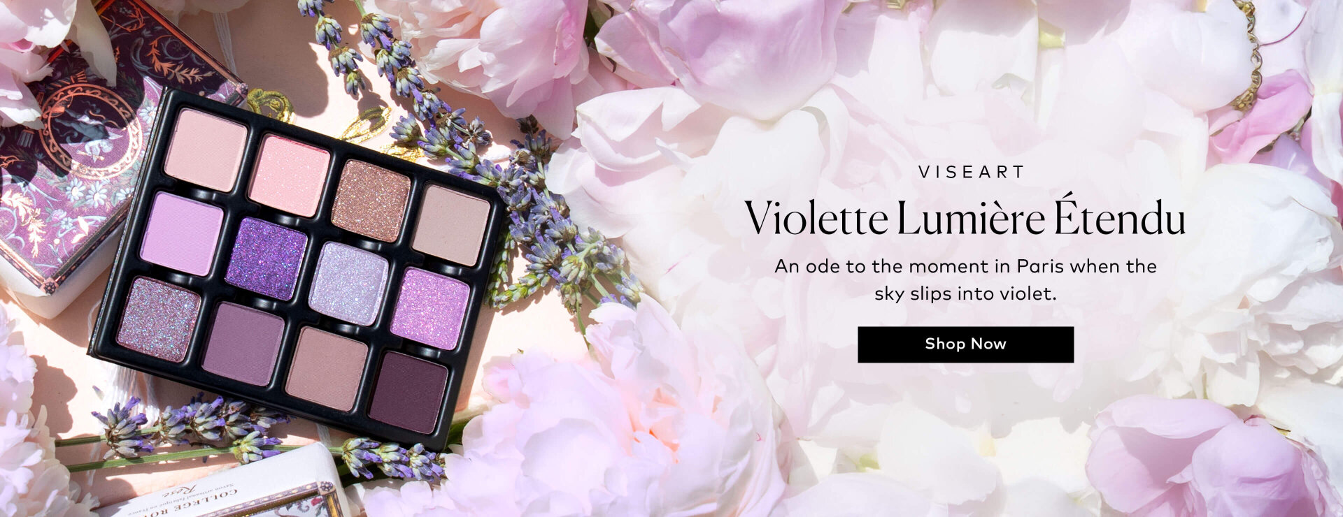 An ode to the moment in Paris when the limestone glows, the Seine darkens, and the sky slips into violet. Shop the Viseart VisePRO Etendu in Violette Lumiere on Beautylish.com