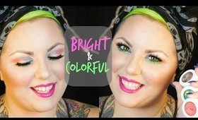 Chit Chat GRWM | featuring Colour Pop pressed pigments ♡ Bright & Colorful