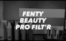 First 8HRS: Fenty Beauty PRO FILT'R soft matte; how it wore.