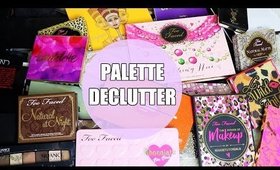 EYESHADOW PALETTES DECLUTTER 2016