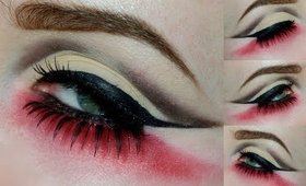 Edgy Red & HOW TO CUT CREASE LIKE A PRO