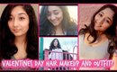 Valentine's Day Hair, Makeup, and Outfit Ideas!! | 2015