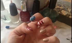 Easy No-Fuss Patriotic Nails | RebeccaKelsey.com