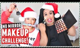 NO MIRROR Makeup Challenge! With PatrickStarr