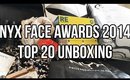 NYX Face Awards 2014 TOP 20 Unboxing | Courtney Little