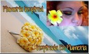 ♡Yellow Plumeria inspired cut crease- Inspirada en una Plumeria Amarilla♡