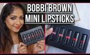 BOBBI BROWN LIP CRUSH MINI CRUSHED LIP COLOR KIT | SWATCHES & REVIEW | Stacey Castanha