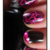 Hot Pink with Black Shatter