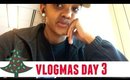 Vlogmas Day 3 | Study Day, Starting To Workout, The Wiz