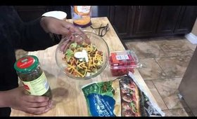 QUICK AND EASY MEATLESS TACO SALAD BOWL