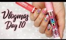 Colorful Nail Art Using Pens | Vlogmas Day 10 ♡ #maximaCOMEPASS