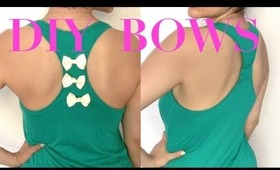 Fashion Friday: DIY BOWS Tank Top