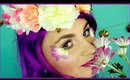 Flower Fairy/ Snapchat Flower Crown Filter Halloween Makeup