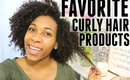 Current  Favorite Curly Hair Products