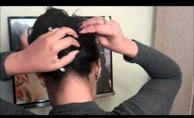 ••Protective Styling - Elegant UpDo Double Knot Bun••