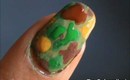 color blotting - EASY Nail Designs for Beginners- nail design short nails- home nail art tutorial