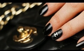Chanel Quilted 3D Nail Art