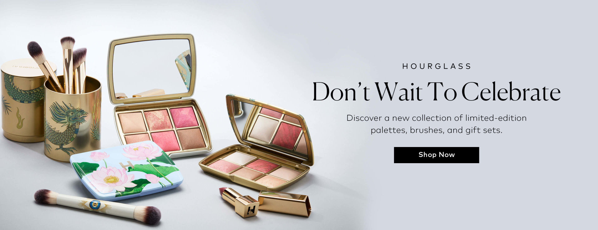 Exclusive palettes, sets, and packaging from Hourglass are here. Shop the Hourglass Holiday Collection now at Beautylish.com