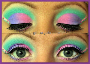Creating this look again, using Lime Crime Palette D'Antionette. Video tutorial: http://www.youtube.com/watch?v=VYSzdXW0wPI